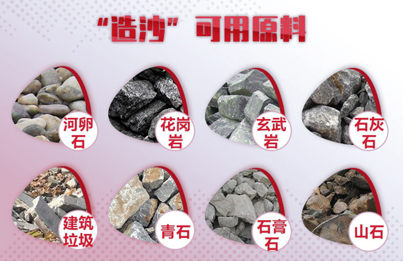 造沙原料多種多樣，購機(jī)要多思量